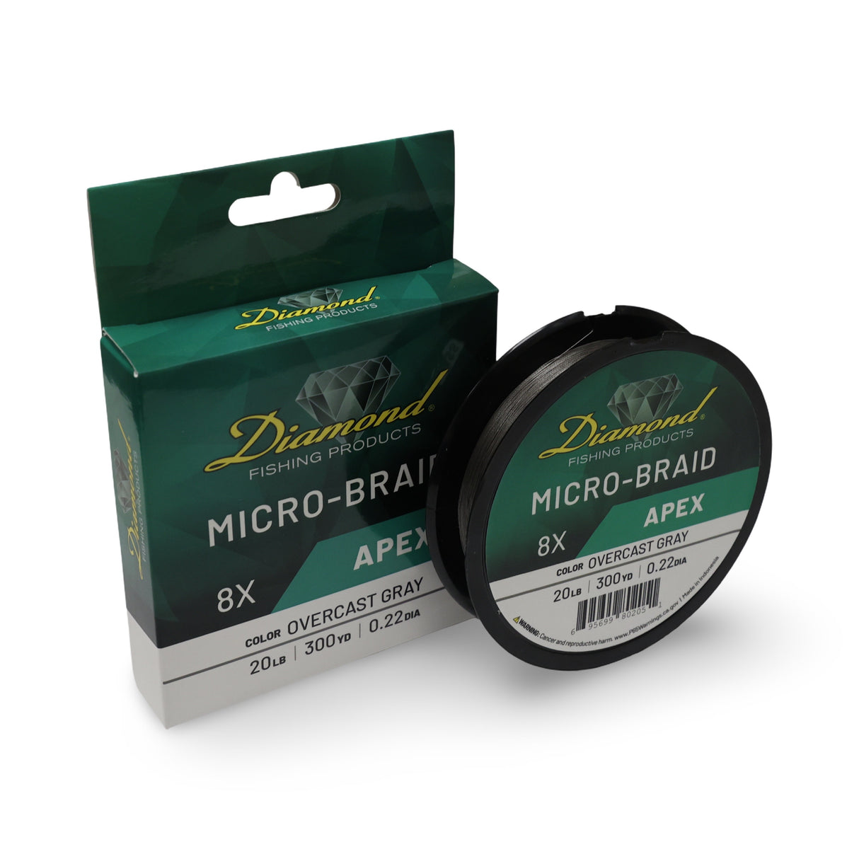 DIAMOND APEX Solid 8X Microbraid 300 yd