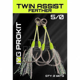 Jyg Pro Twin Assist Feather Hook