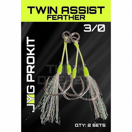 Jyg Pro Twin Assist Feather Hook