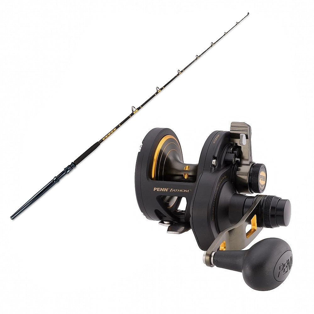 Buy CHAOS K 15-30 7&#39;0 Royal Blue/Gold Get Free PENN Reel