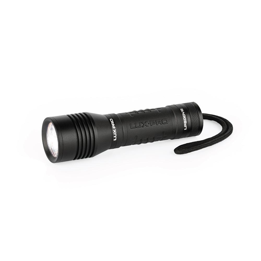 LUXPRO LP500V2 High-Output Handheld Flashlight, 330 Lumen