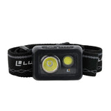 LUXPRO LP720 Rechargeable Micro Headlamp with White & Red, 208 Lumen