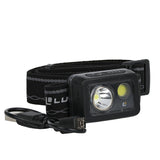 LUXPRO LP720 Rechargeable Micro Headlamp with White & Red, 208 Lumen