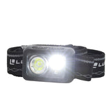 LUXPRO LP720 Rechargeable Micro Headlamp with White & Red, 208 Lumen