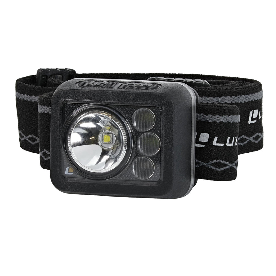 LUXPRO LP738 Rechargeable Micro Multi-mode Headlamp with White, Green, Red, 362 Lumen