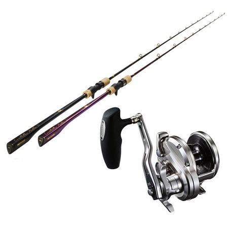 Shimano Ocea Jigger HG 4000 with Temple Reef Levitate Nabla Combo