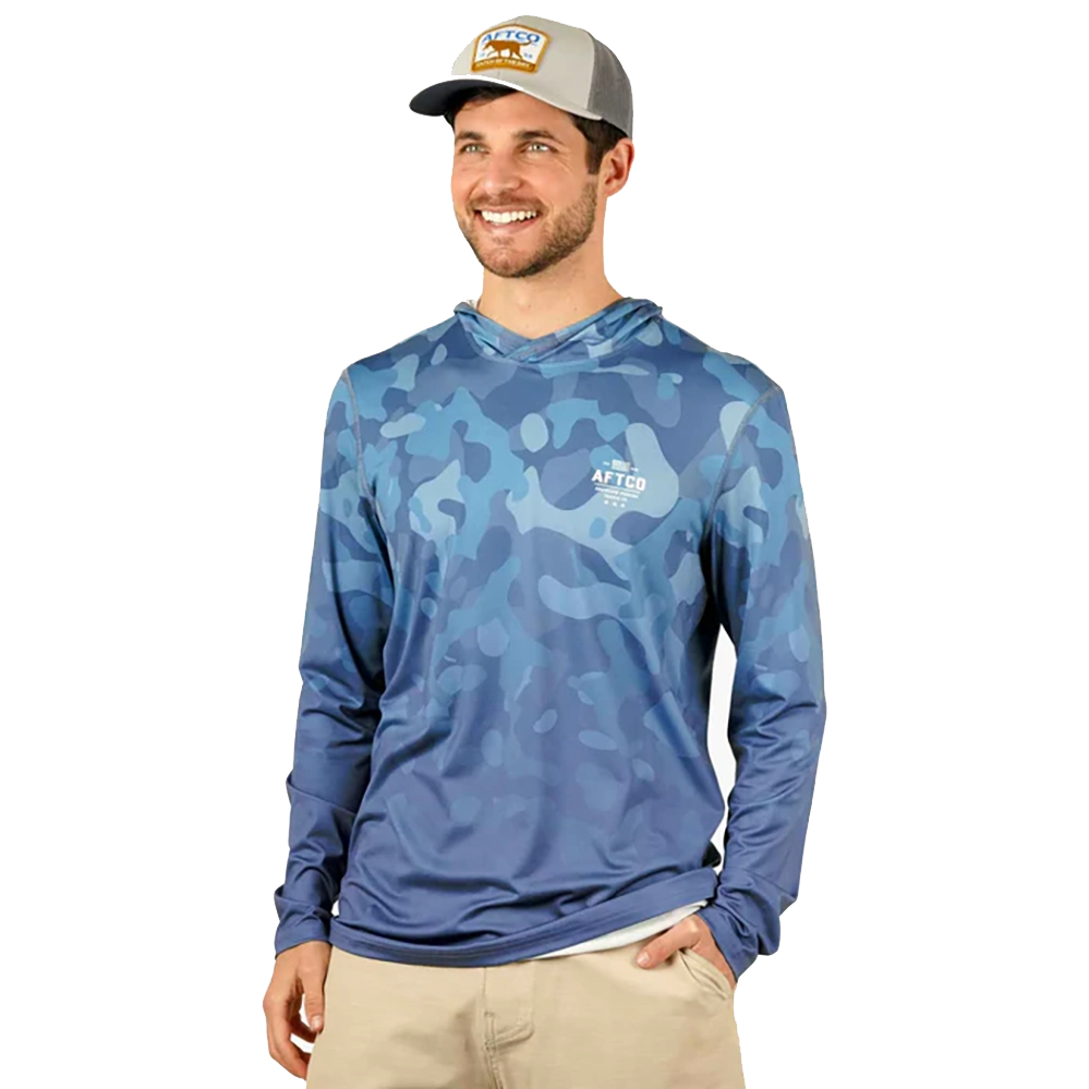 AFTCO OG Camo UVX Long Sleeve Sun Protection Hoodie