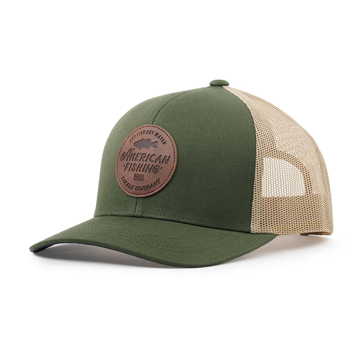 AFTCO Lemonade Leather Trucker Hat