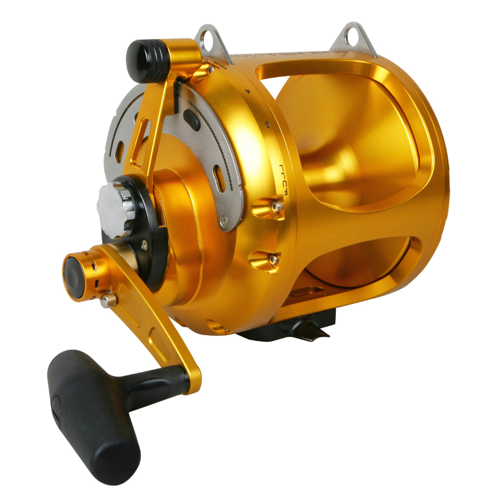 OKUMA Makaira Gold Two-Speed Lever Drag Reel