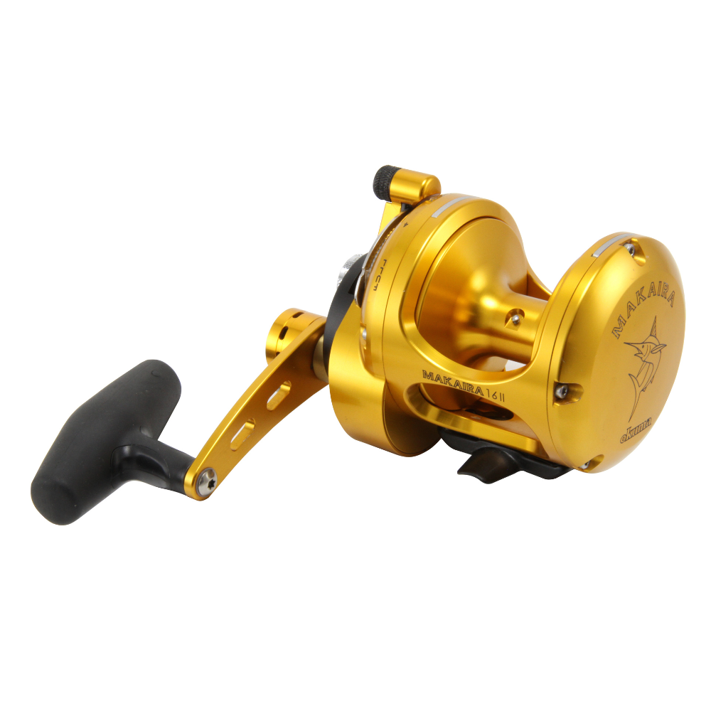 OKUMA Makaira Gold Two-Speed Lever Drag Reel