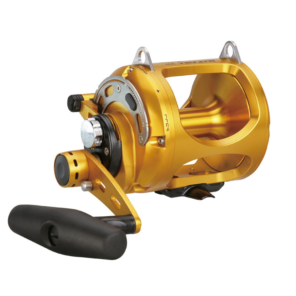 OKUMA Makaira Gold Two-Speed Lever Drag Reel