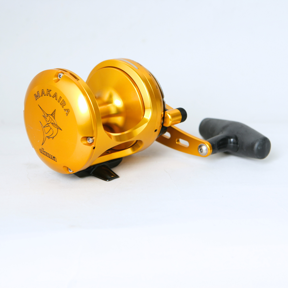 OKUMA Makaira Gold Two-Speed Lever Drag Reel
