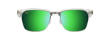 MAUI JIM MYMAUI Kawika Sunglasses Crystal Brilliant | Green Mirror