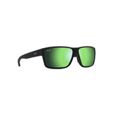 MAUI JIM MYMAUI Uila Sunglasses Black Brilliant | Green Mirror