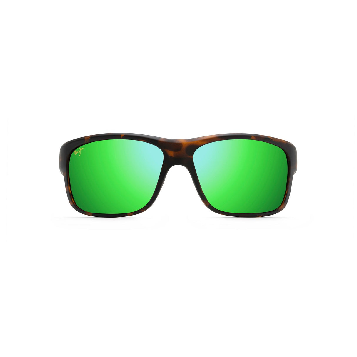 MAUI JIM MYMAUI Southern Cross Sunglasses Matte Tortoise Rubber | Maui Green