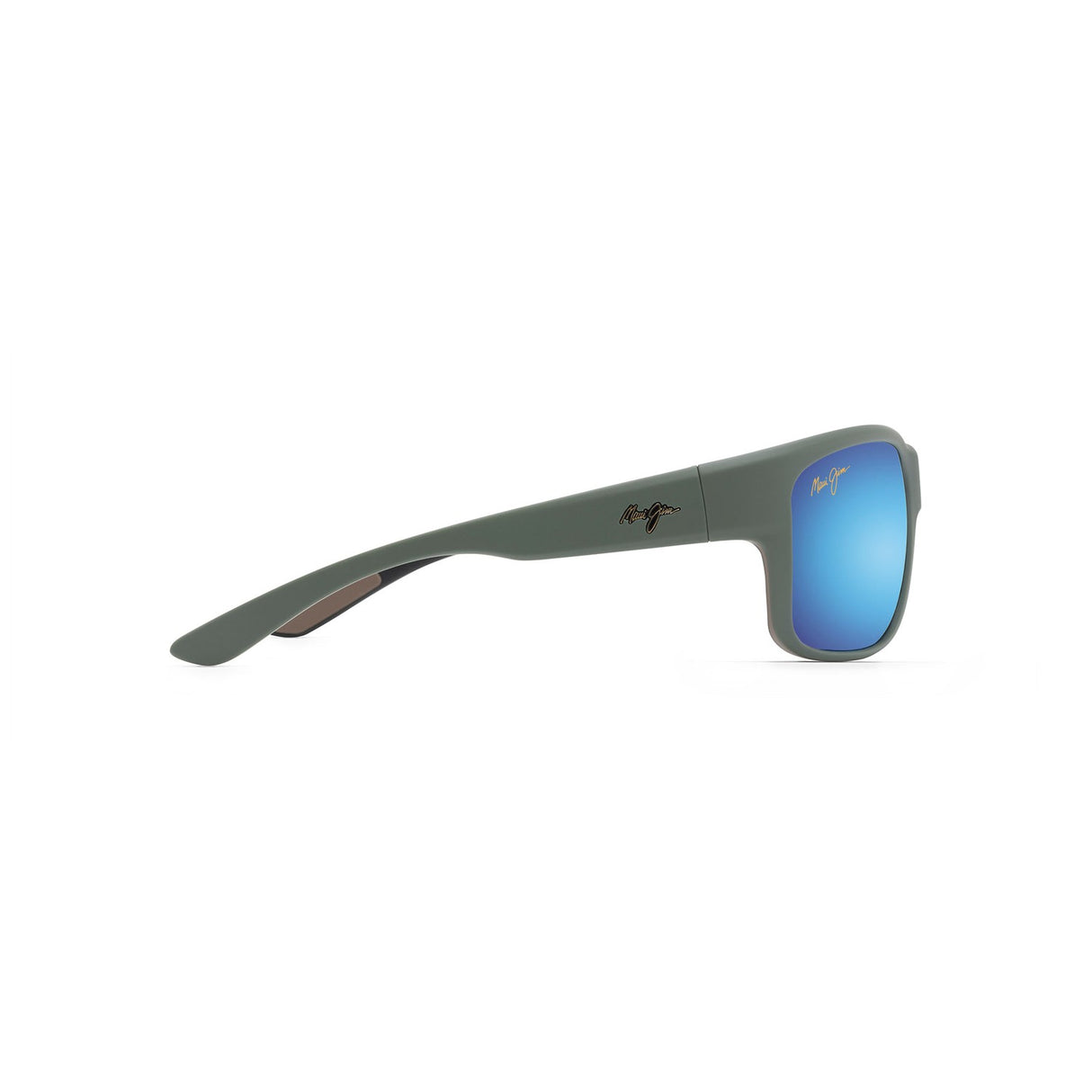 MAUI JIM MYMAUI Southern Cross Sunglasses Matte Khaki/Black Brilliant | Blue Mirror