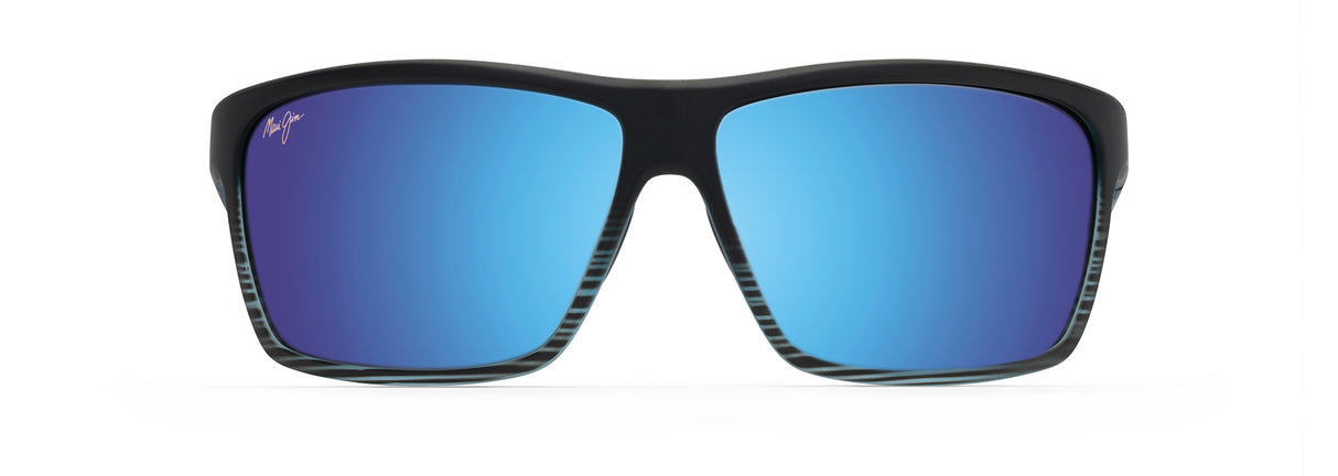 MAUI JIM Alenuihaha Sunglasses Grey/Black Stripe | Blue HAWAII