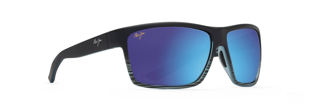 MAUI JIM Alenuihaha Sunglasses Grey/Black Stripe | Blue HAWAII