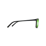 MAUI JIM MYMAUI One Way Sunglasses Black Brilliant | Green Mirror