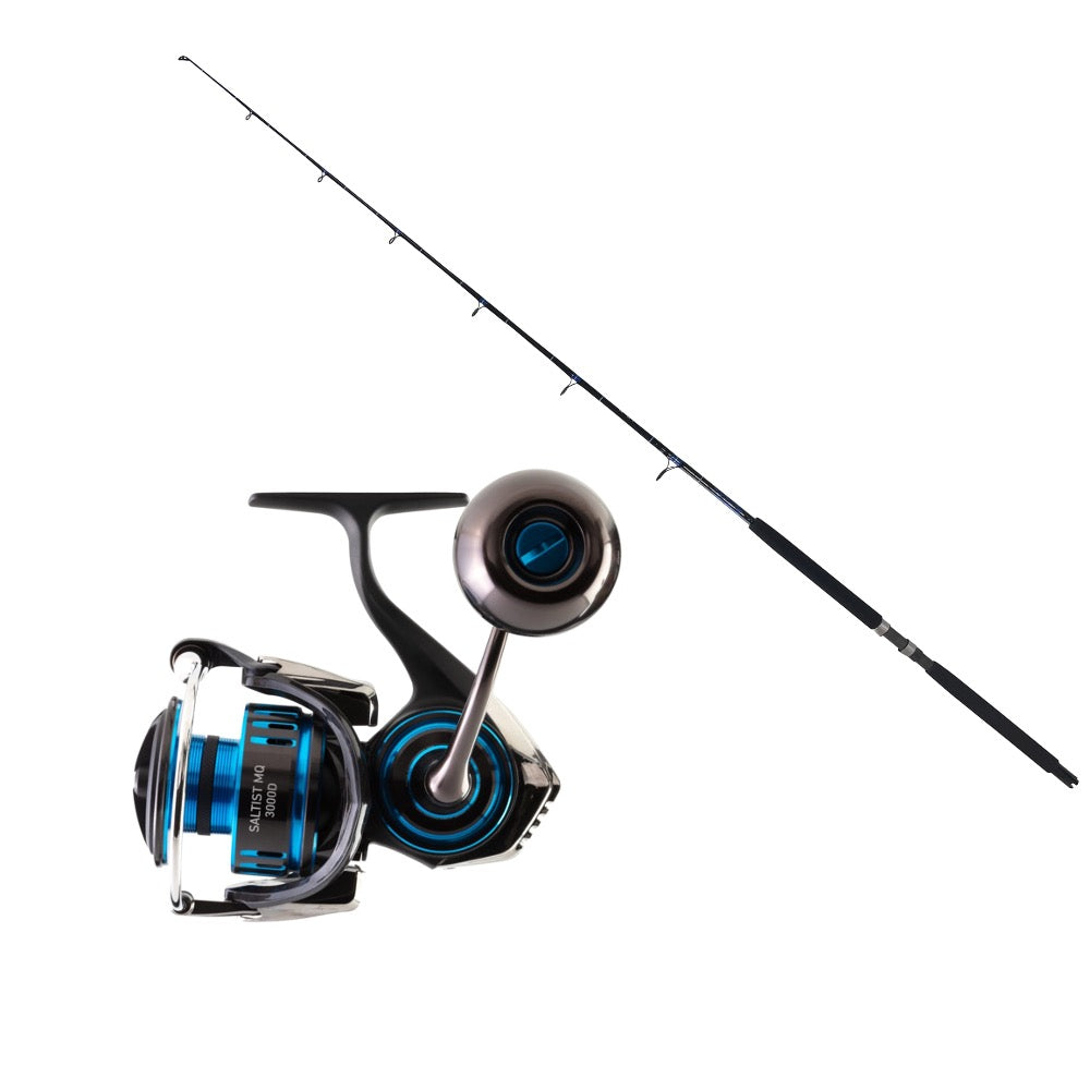 Buy 1 Daiwa Saltist MQ Spinning Reel 3000D-XH get CHAOS SPC 10-25 7FT Royal/Silver 30% OFF