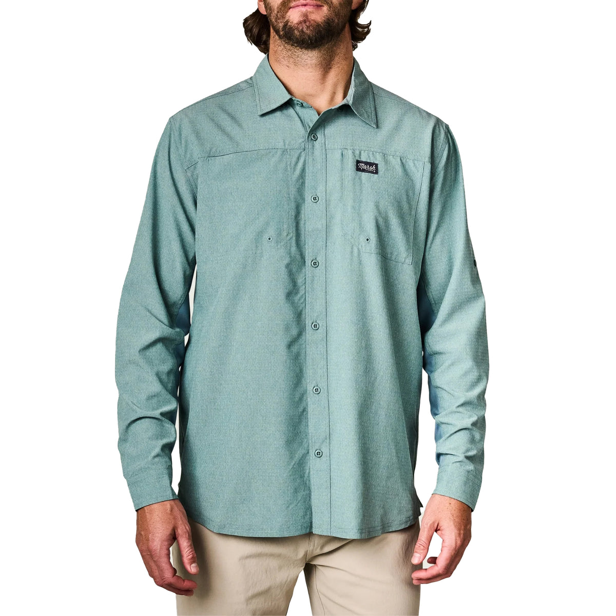 Marsh Wear Lenwood Long Sleeve Button up Shirt