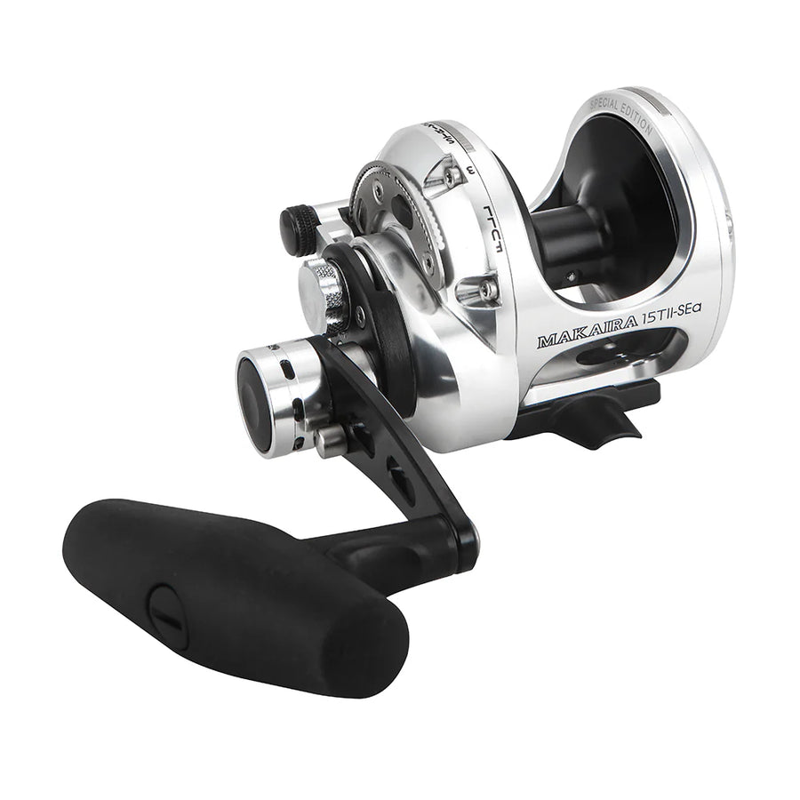 OKUMA Makaira Special Edition Silver 2-Speed Lever Drag Reel — OKUMA Makaira Special Edition MK-10IISEa