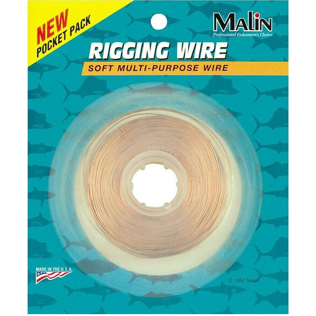 Malin Premium Soft Monel Rigging Wire 200FT : 018