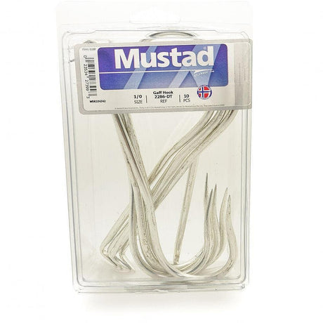 Mustad 2286DT Round Gaff Duratin Hook 10PK