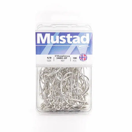 Mustad 34091 O'Shaughnessy Open Ring Duratin Hook