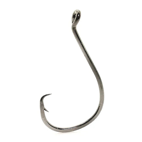 Mustad 39928NP Black Nickel Octopus Inline Circle, Up Eye