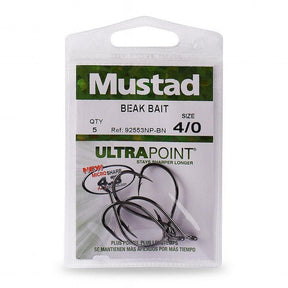 Mustad 92553NP Black Nickel Octopus Hook