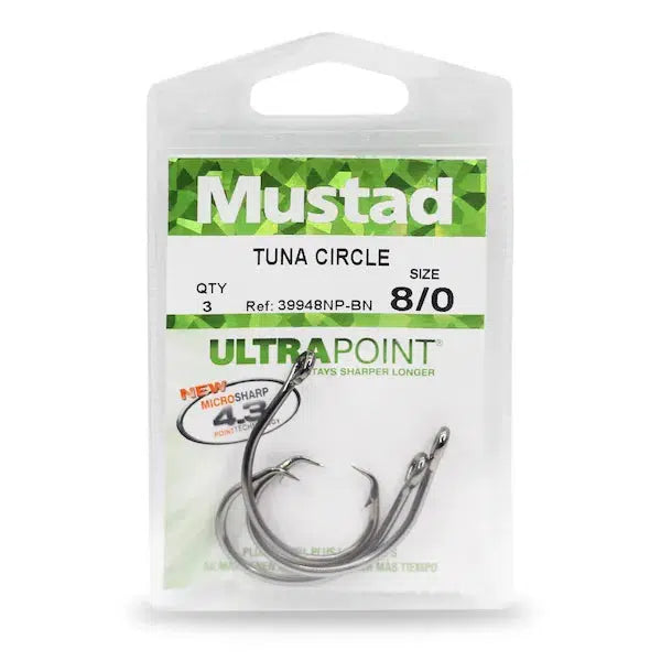 Mustad Demon Wide Gap Perfect Circle 39948NP-BN Hook - 25PK