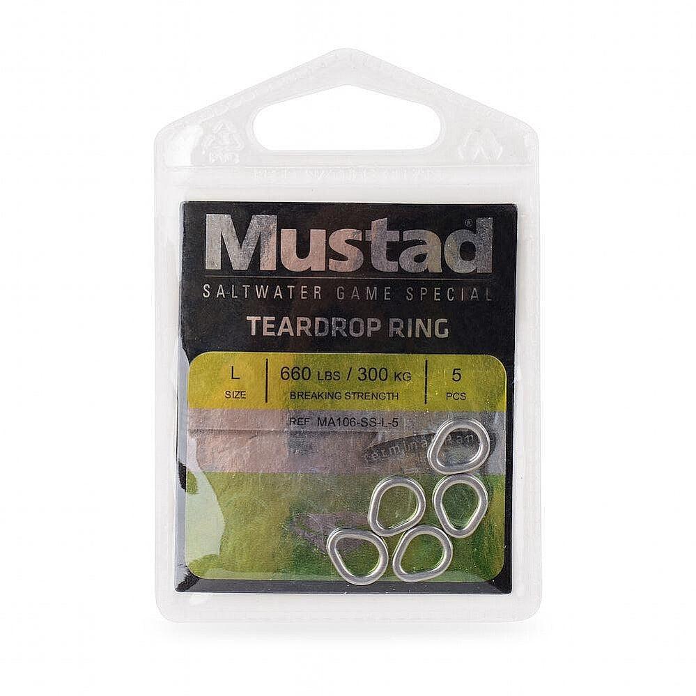 Mustad MA106 Teardrop Stainless Steel Ring