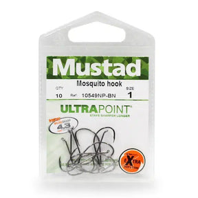 Mustad Select Finesse Hook Black Nickle - 1X FINE
