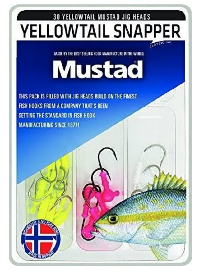 Mustad Yellowtail Snapper Jig Head Kit