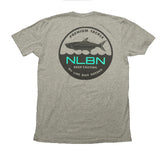 NLBN Cotton Short Sleeve - Grey - Circle Tarpon Badge