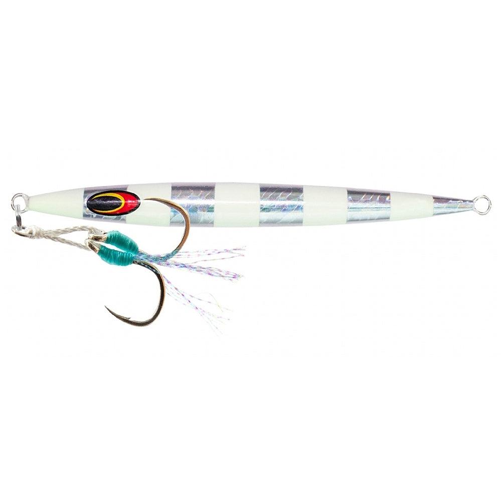 Last Cast Tackle 100g-300g Vertical Jig W/Mustad Assist Hook - 4 Colors & 4  Weights to Choose from (Green Mackerel, 150g - 5.3oz), Jigs -  Canada