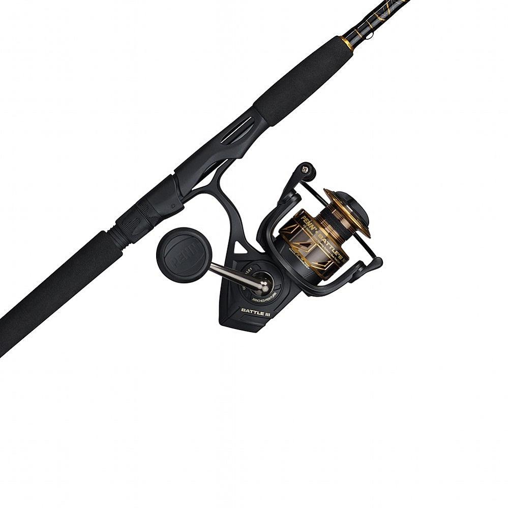 PENN Battle III with 7&#39; MH 3-Piece Rod Combo - 6000703MHTRVL