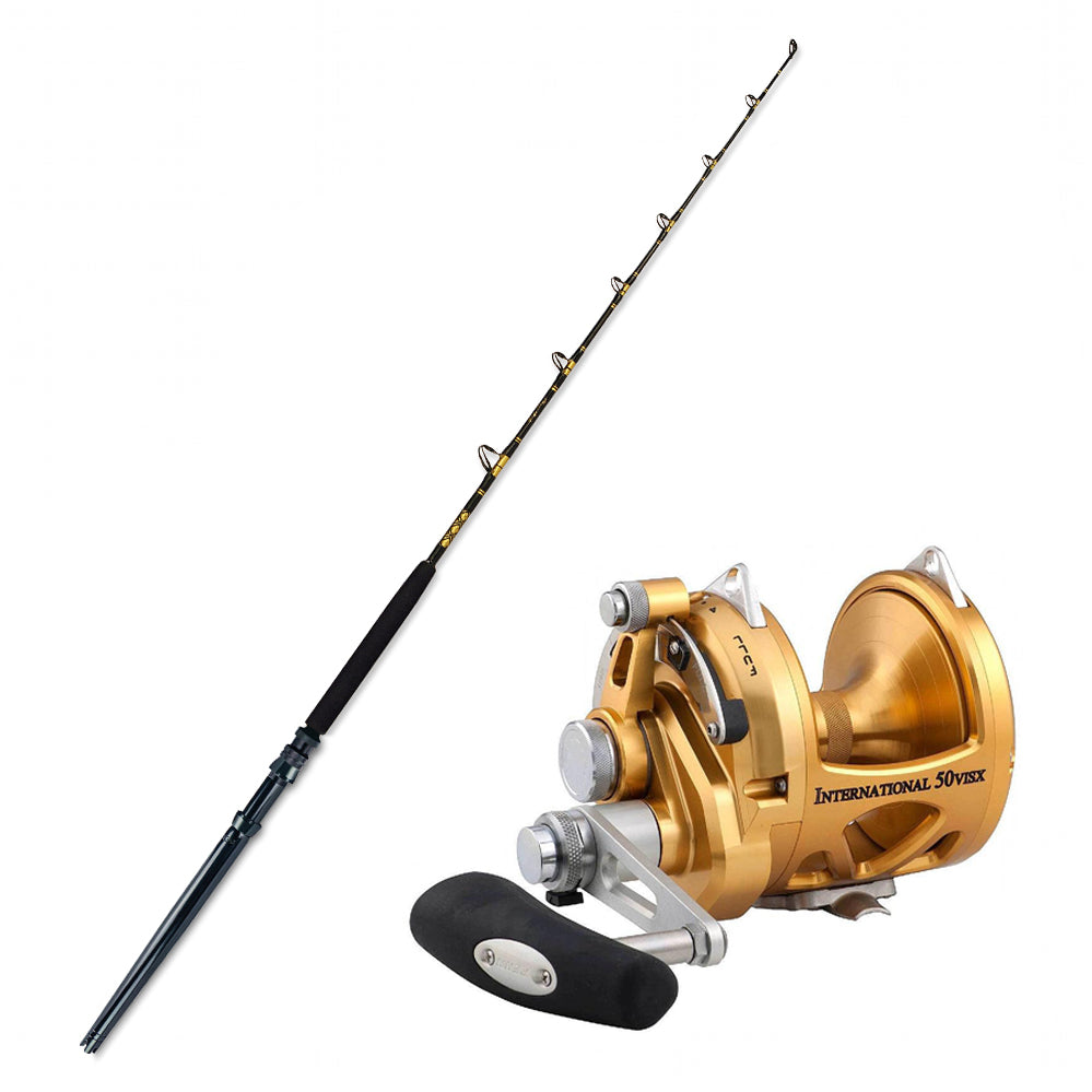 PENN International 50VISX Gold with CHAOS 6FT Rod Combo