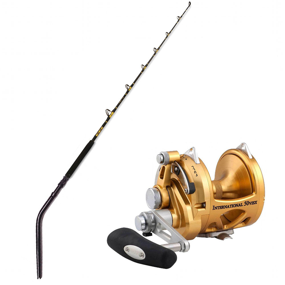 PENN International 50VISX Gold with CHAOS 6FT Rod Combo