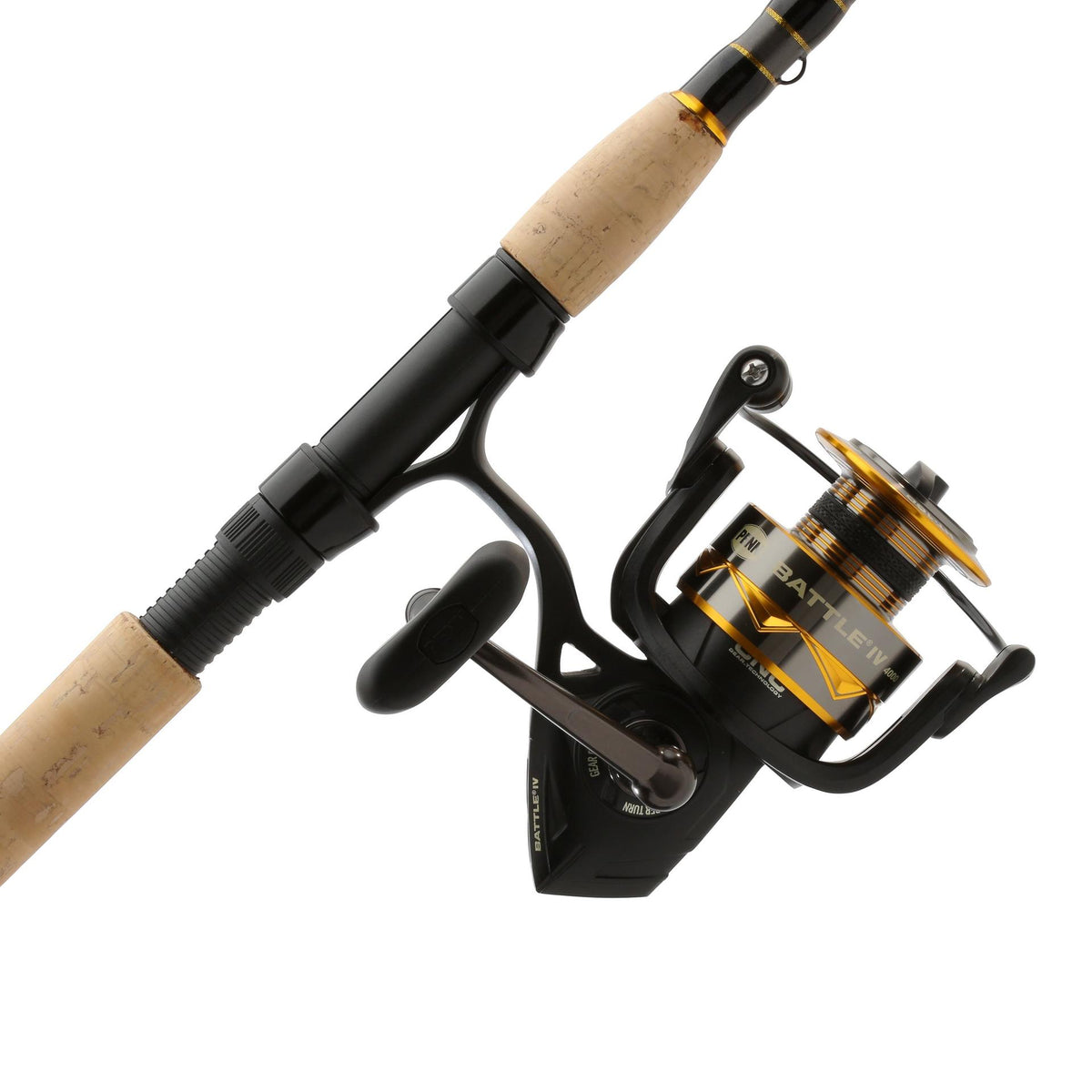 PENN Battle IV 4000 with 7FT Medium 2pc Spinning Combo