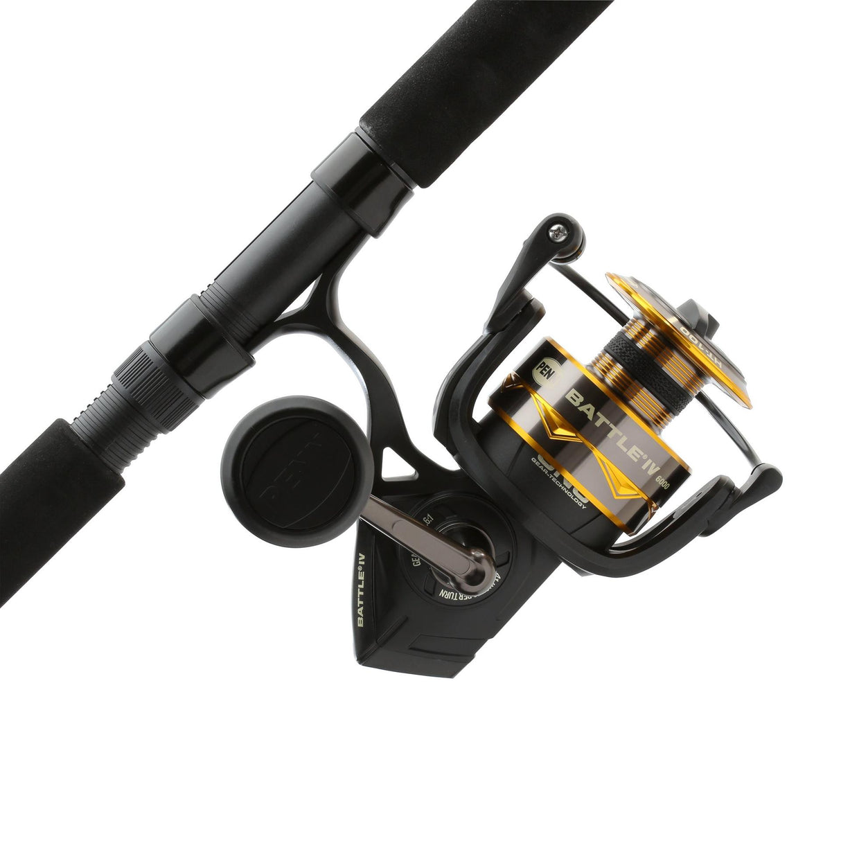 PENN Battle IV 6000 with 6FT6IN Med-Heavy Spinning Combo