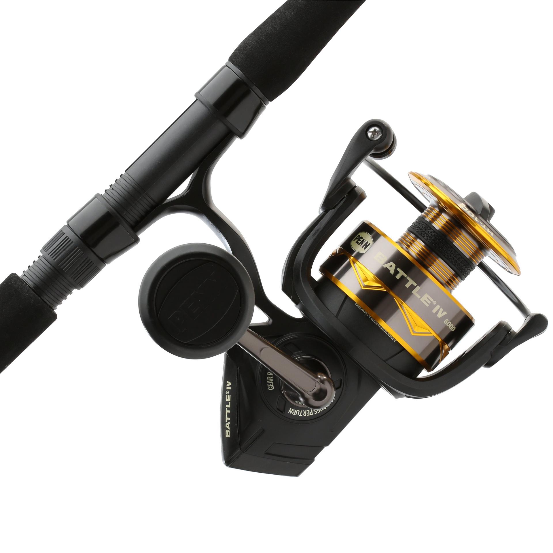 PENN Battle IV 6000 with 7FT 2Pc Med-Heavy Spinning Combo – CHAOS
