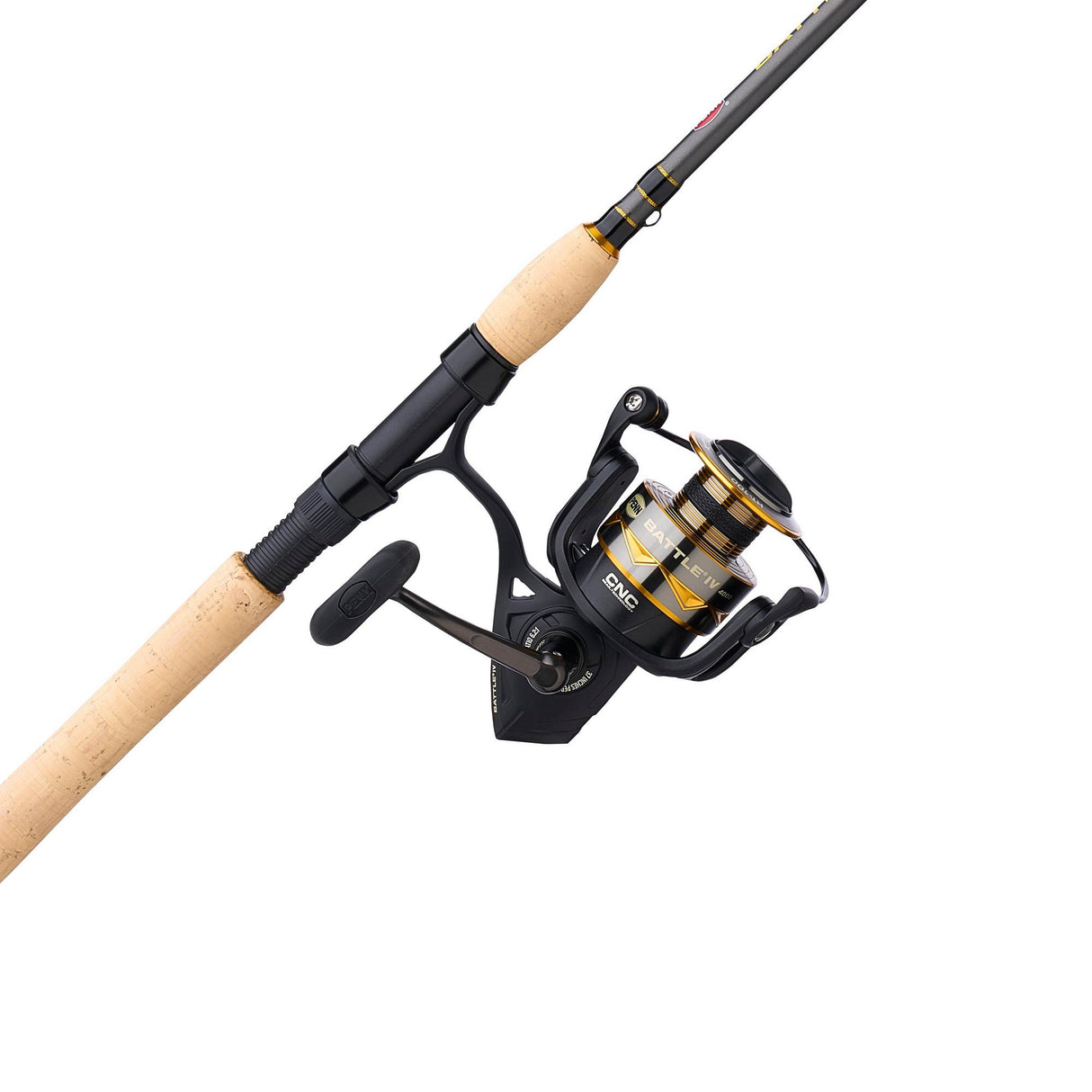 PENN Battle IV 4000 with 7FT Medium 3pc Travel Spinning Combo