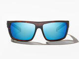 BAJIO Palometa Sunglasses | Brown Tortoise Matte Frame/ Blue Mirror Glass Lenses