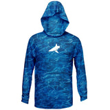 BLACKTIPH Patriotic Performance Distress Hoodie with UPF 50+ Protection