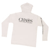 CHAOS "SFE" Logo BW - Xtreme-Tek Long Sleeve Hood