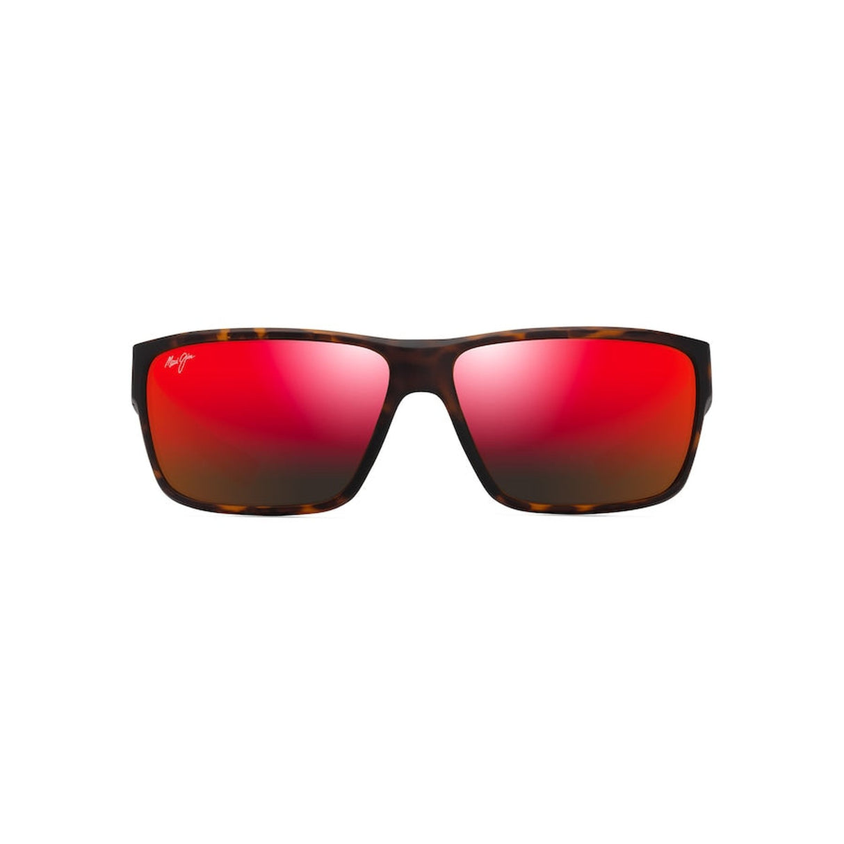 MAUI JIM Uila Sunglasses Matte Dark Havana with Orange |  HAWAII LAVA