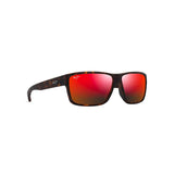 MAUI JIM Uila Sunglasses Matte Dark Havana with Orange |  HAWAII LAVA