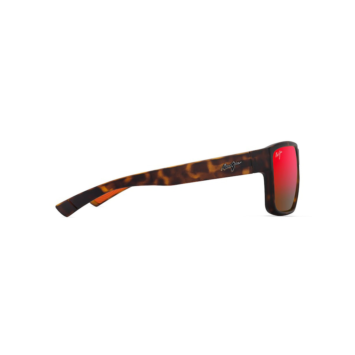 MAUI JIM Uila Sunglasses Matte Dark Havana with Orange |  HAWAII LAVA